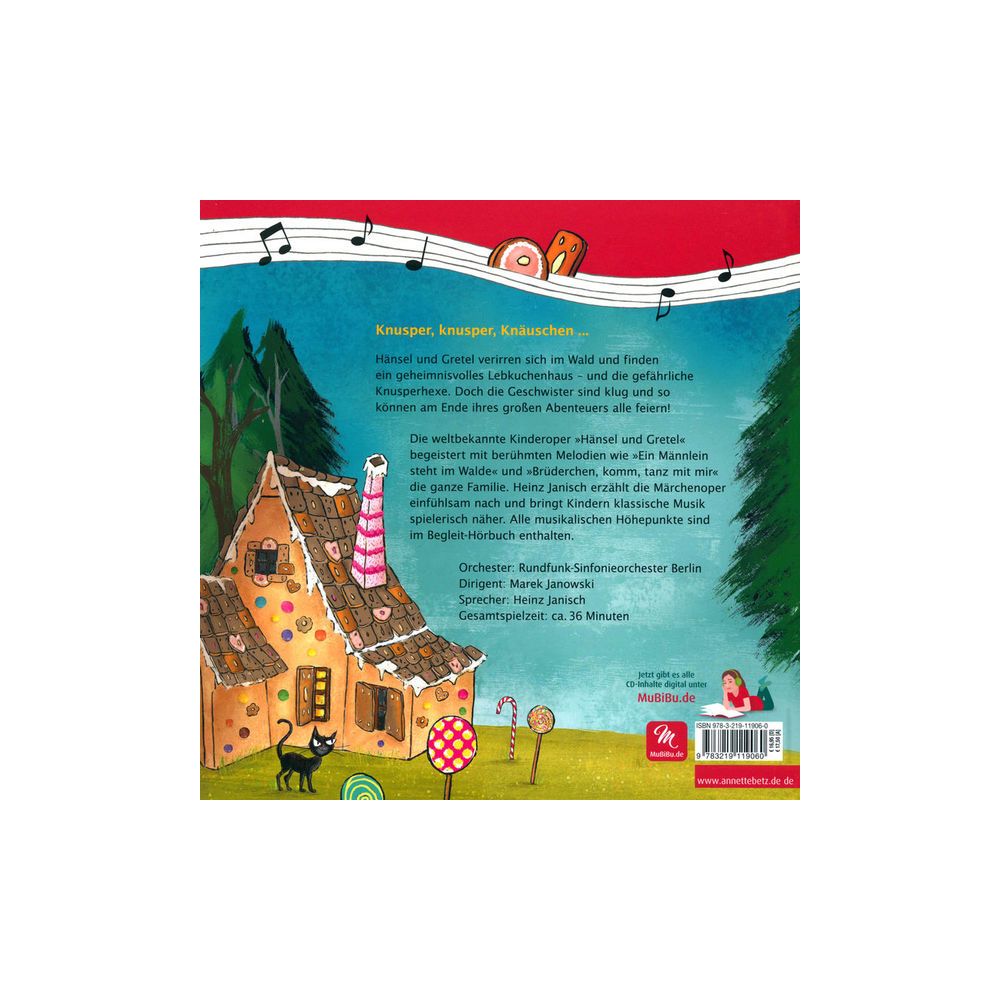 Annette Betz Verlag Hänsel+Gretel Musikbilderbuch – Thomann Ireland