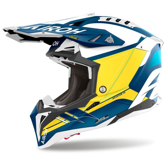 Airoh AVIATOR 3 cross helmet - SABER 2024 - BlueRef: AR1340