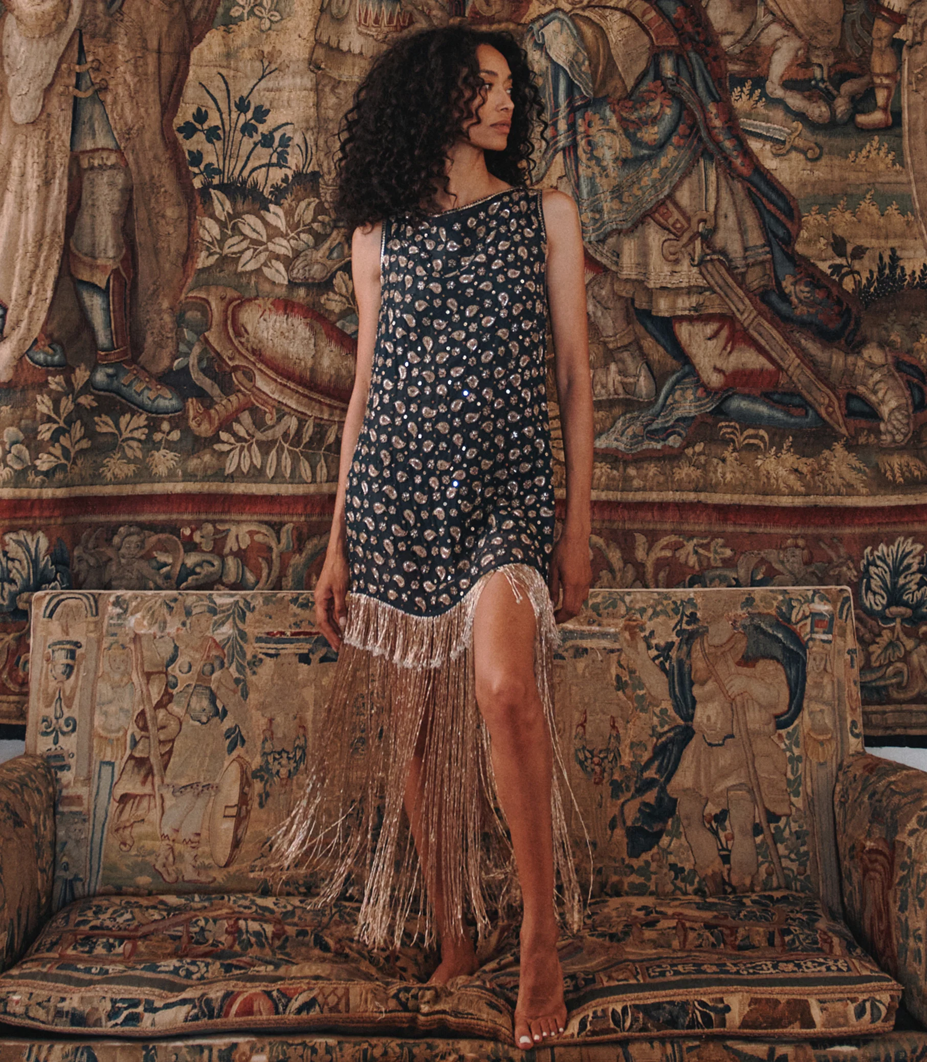 Luminaire Maxi Dress - Cours La Reine Paisley