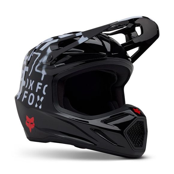 Casque cross Fox V3 SEVENTY4 2025 - NoirRef : FX5687