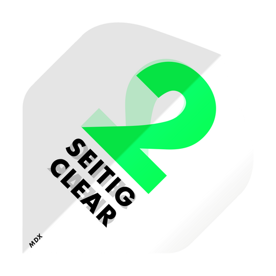 10 sets of printed clear flights, double-sided, with logo or image print - MDX