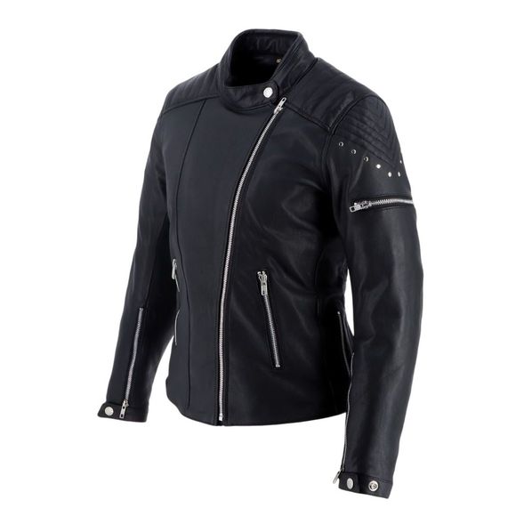 Helstons JANIS Motorcycle Jacket - BlackRef: HS1141