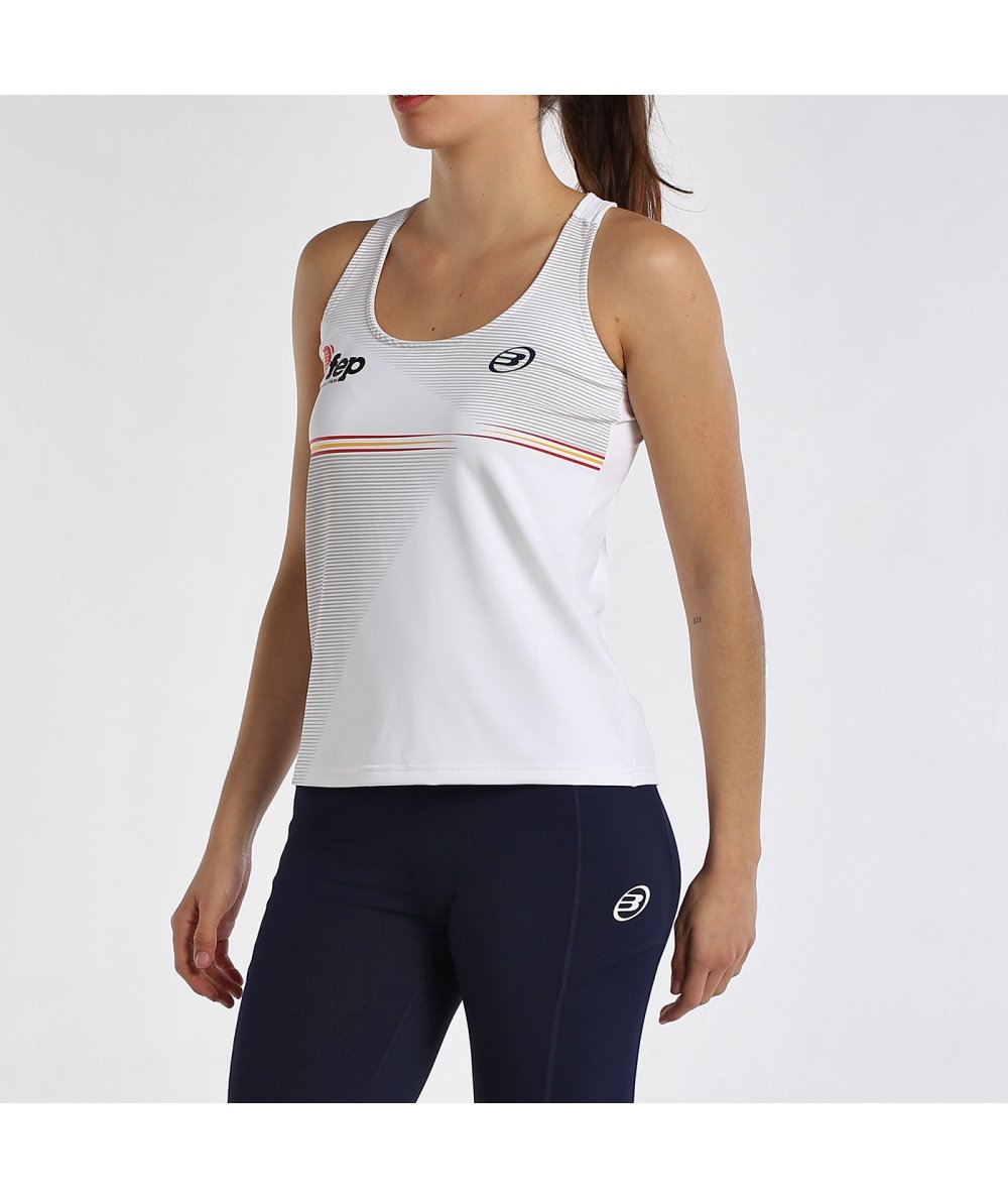 TANK TOP BULLPADEL FUNI WHITE