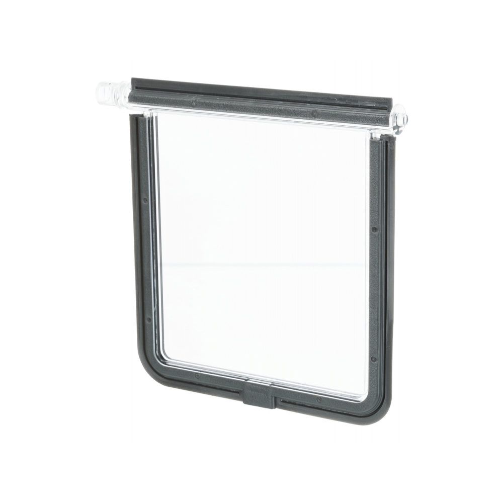 Trixie 4-Way Cat Flap with Tunnel - Grey - 20 x 22cm