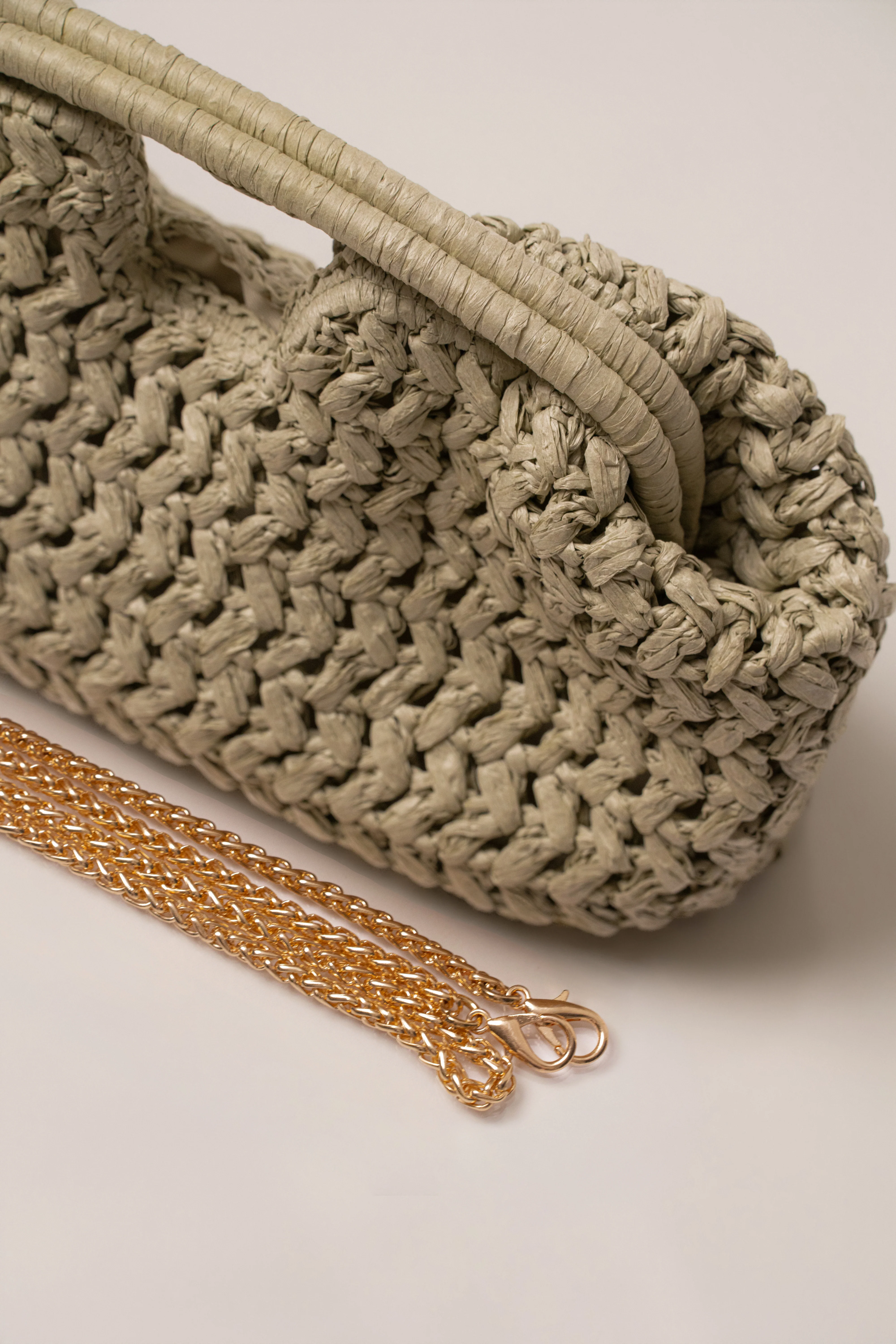 Sage Casa Sol Straw Bag