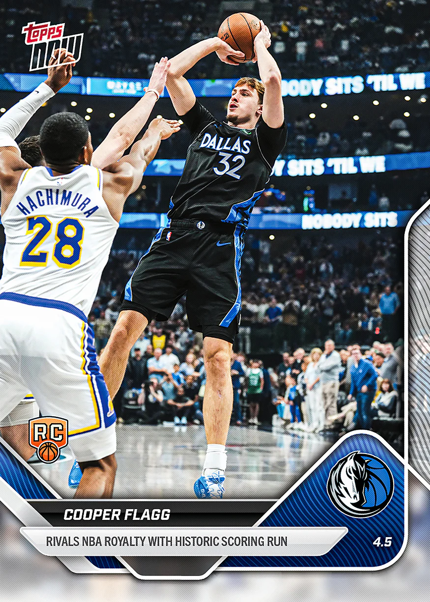 Cooper Flagg - 2025-26 NBA Topps NOW® - Card 242 - PR: 13890
