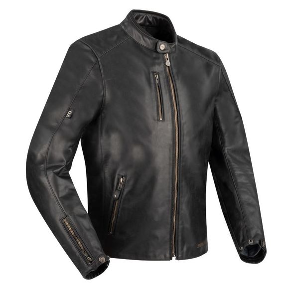 Segura Laxey - Black Motorcycle JacketRef : SG1368