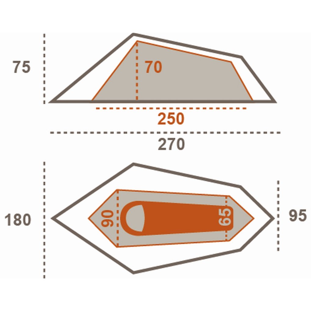 GRAND CANYON Richmond 1 Tent - Capulet Olive