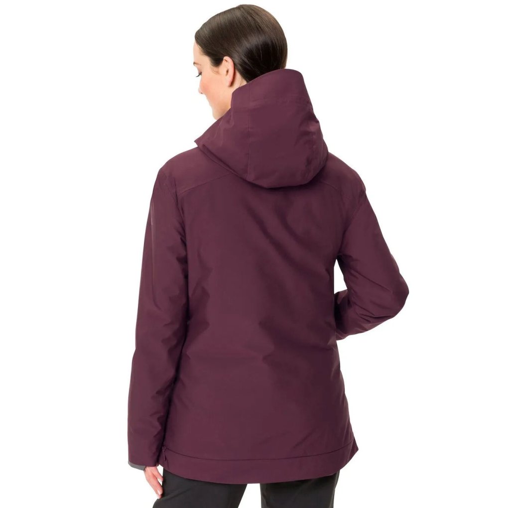 Vaude Cyclist Warm Rain Jacket Women - cassis