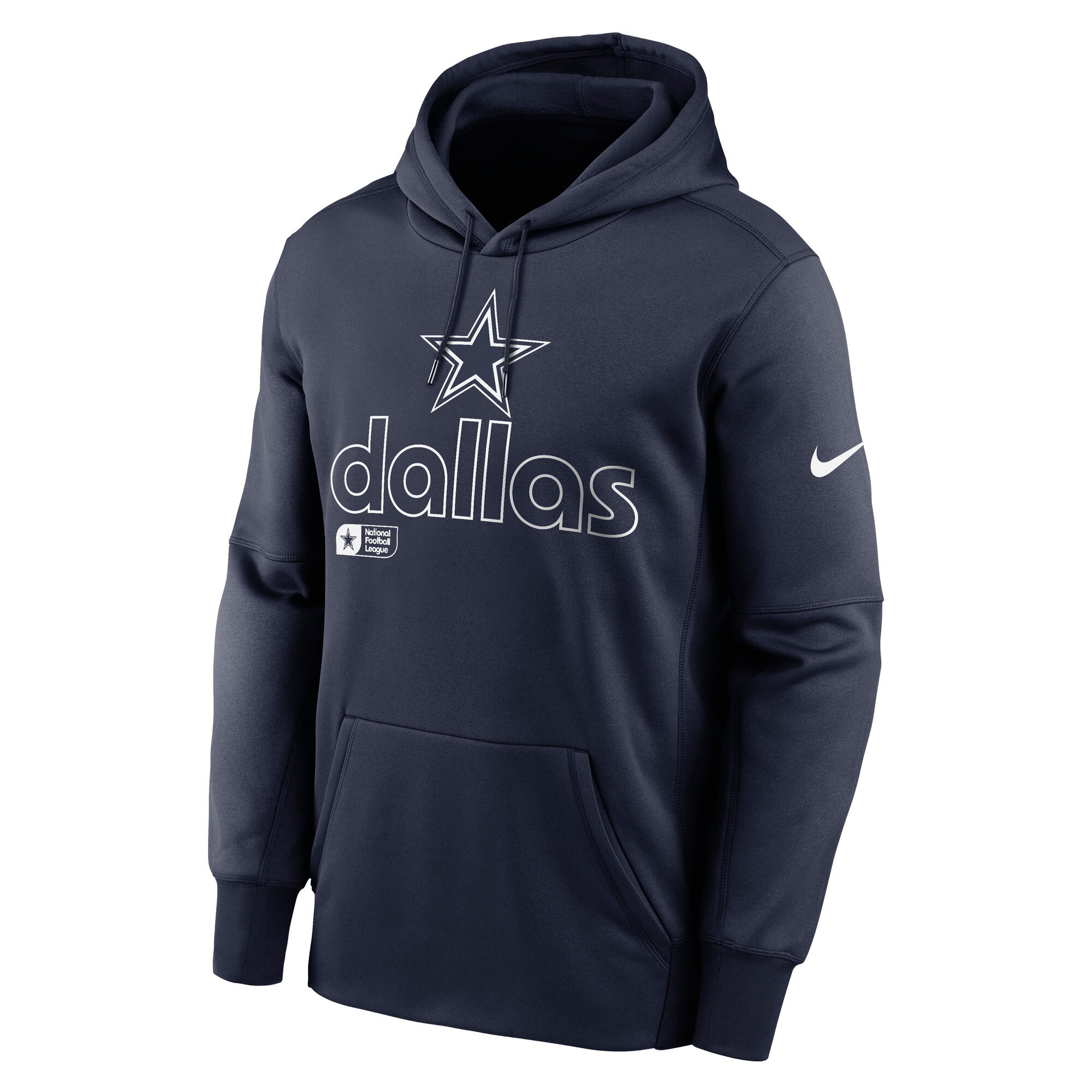 Dallas Cowboys Peformance Nike Therma-FIT NFL Hoodie Navy