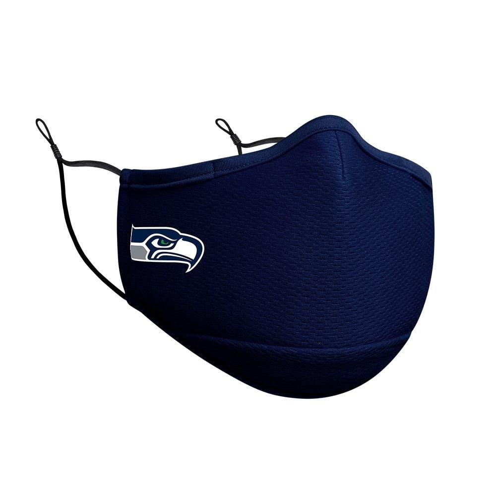 Seattle Seahawks Official NFL On-Field Face Mask Navy