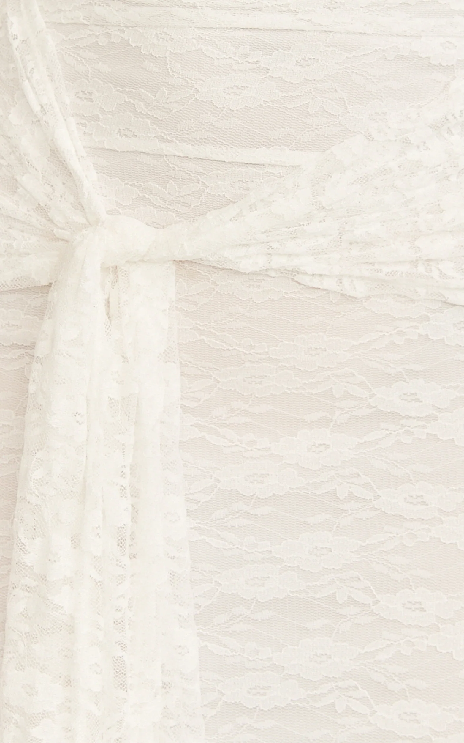 Melville Maxi Dress - Off Shoulder Long Sleeve Lace Dress in White