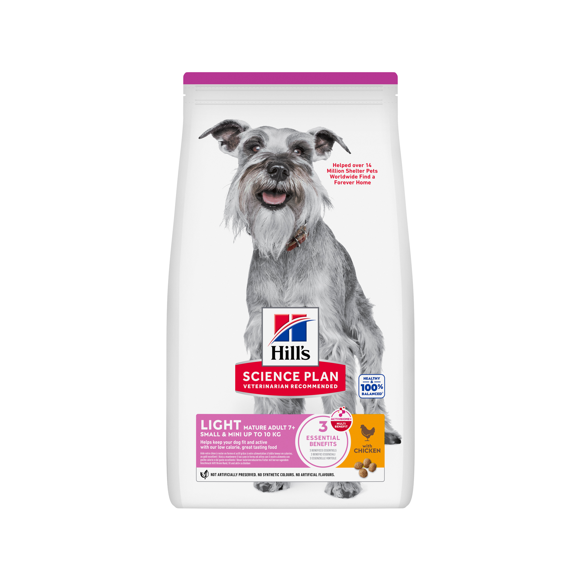 Hill's Science Plan Small & Mini - Mature Adult 7+ - Light - Chicken - 2.5 kg