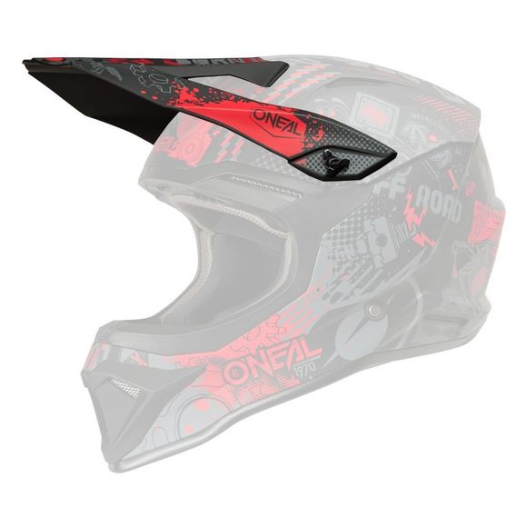 Tt O'Neal 1Srs Vibrant 2026 Visor - RedRef: OL2357 / 0634-420