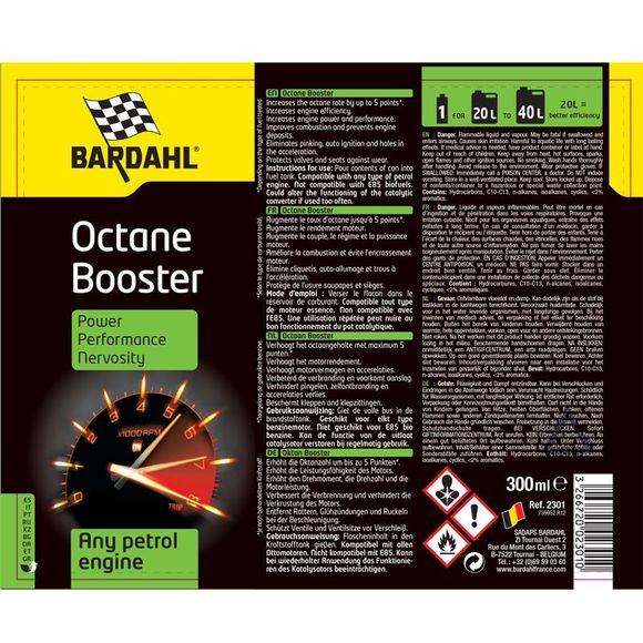 OCTANE BOOSTER Bardahl UniversalRef: BDH0006 / 2301
