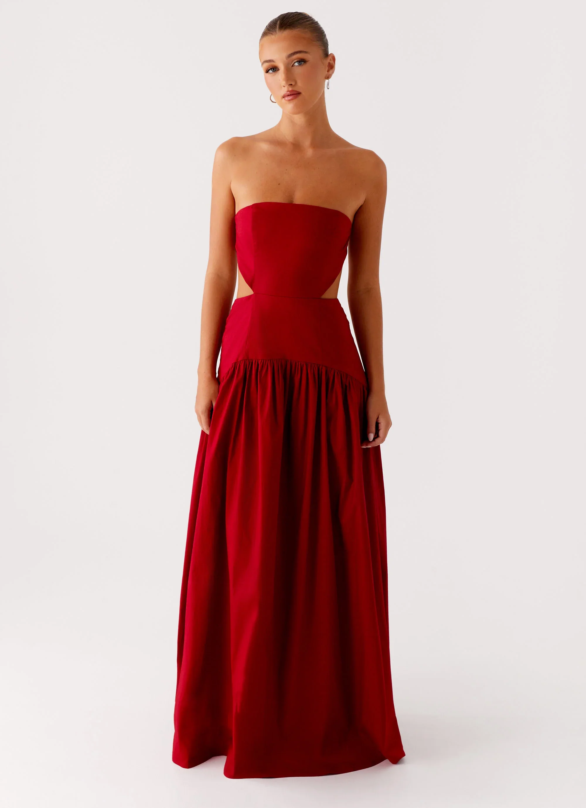 Aamari Maxi Dress - Red