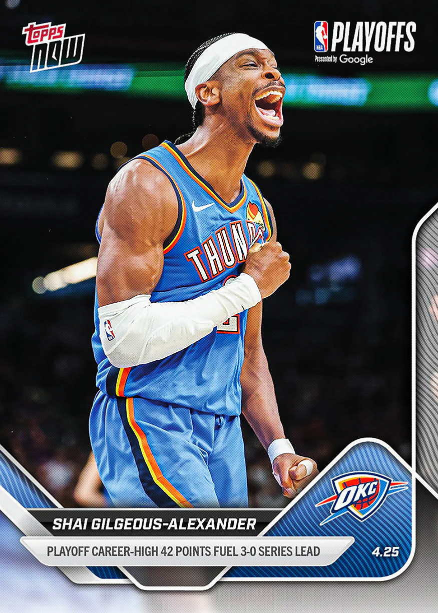 Shai Gilgeous-Alexander - 2025-26 NBA Topps NOW® - Card 276