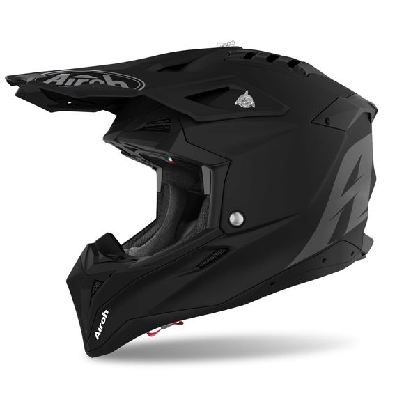 Airoh AVIATOR 3 cross helmet - COLOR - BLACK MATT 2023 - Black / WhiteRef: AR1099