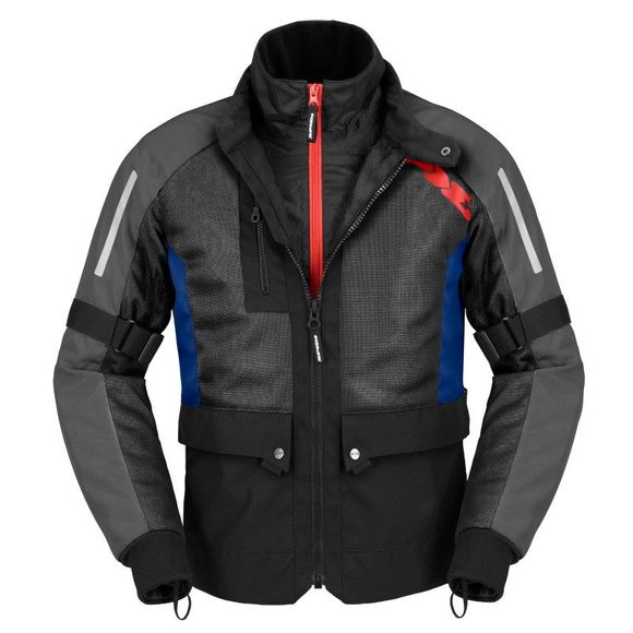 Motorcycle Jacket Spidi Net H2Out - Gray / BlueRef: SPI0591