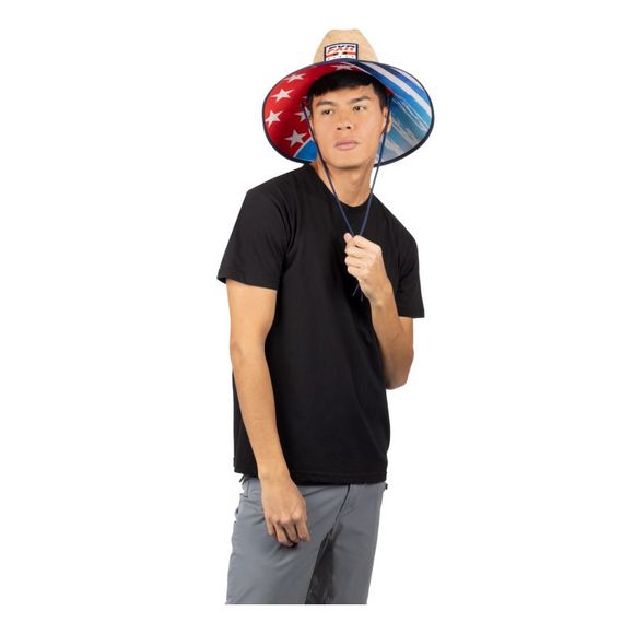 FXR Shoreside Straw 24 Hat - Black/BlueRef: FXR1196 / 241948-2040-00