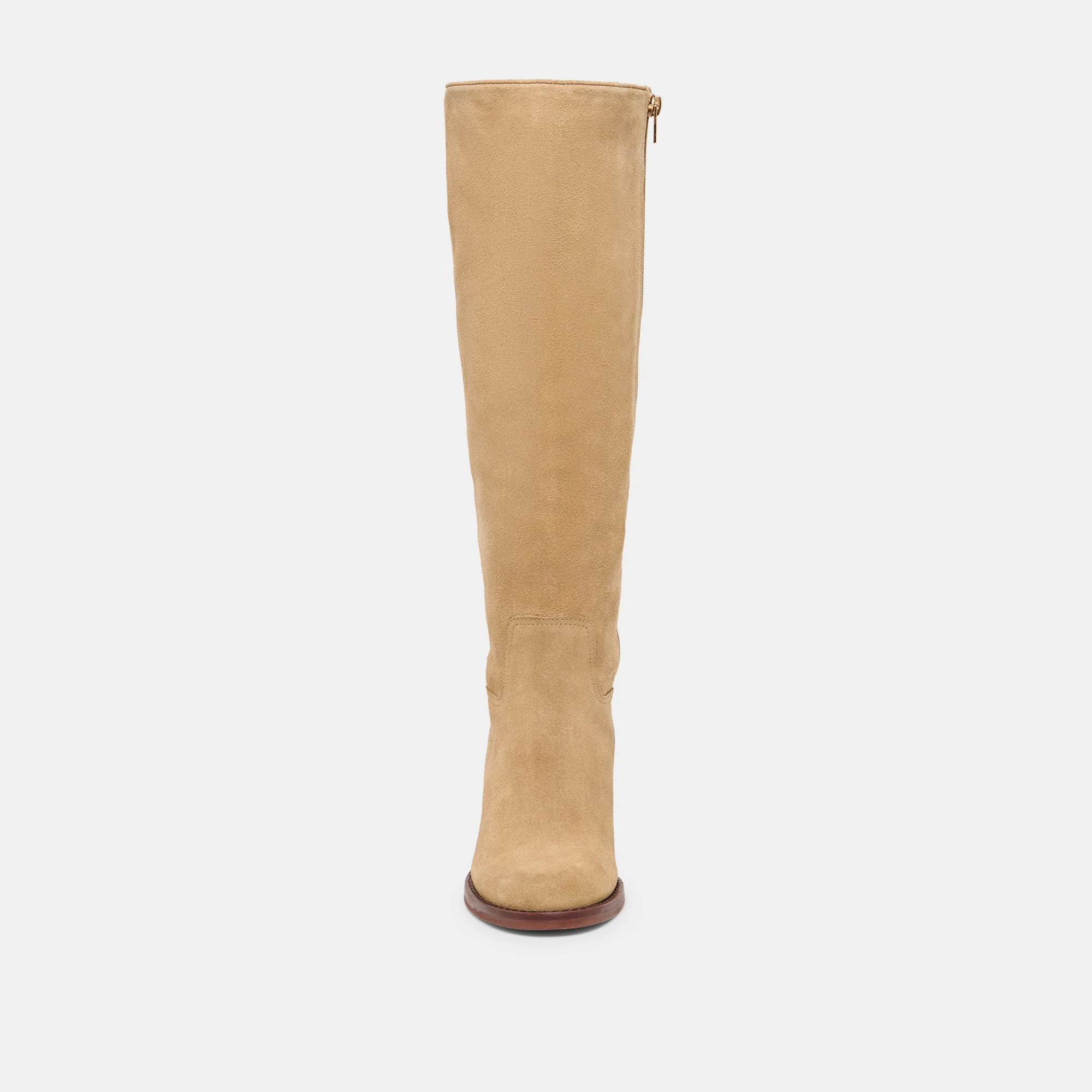 LUCYLE WIDE CALF BOOTS DK TAUPE SUEDE