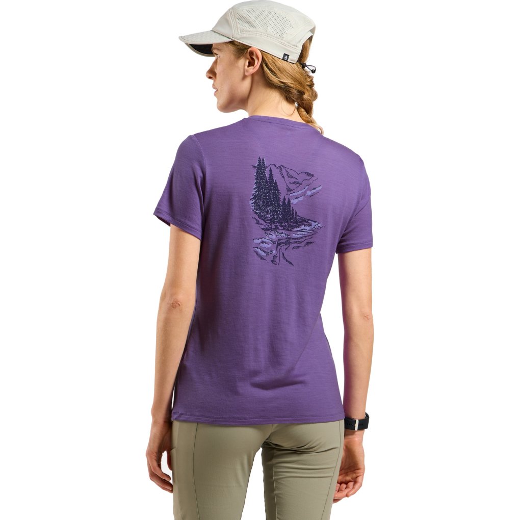 Odlo Ascent Merino 160 TMOT T-Shirt Women - afterparty