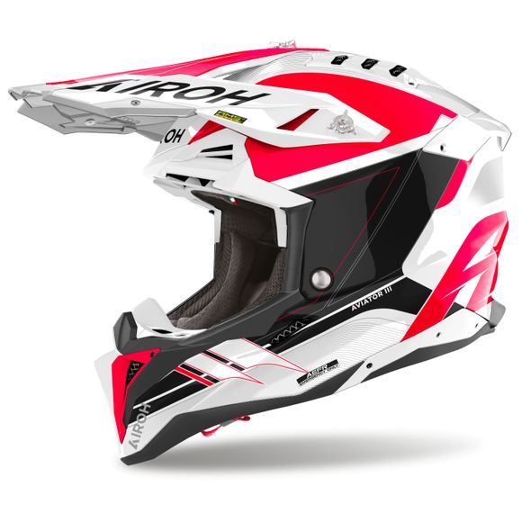 Airoh AVIATOR 3 cross helmet - SABER 2024 - RedRef: AR1339