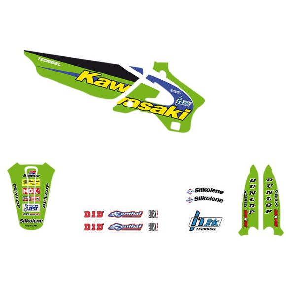 Tecnosel VINTAGE TEAM KAWASAKI 1998 decoration kitRef: 4302-6263 / 43026263