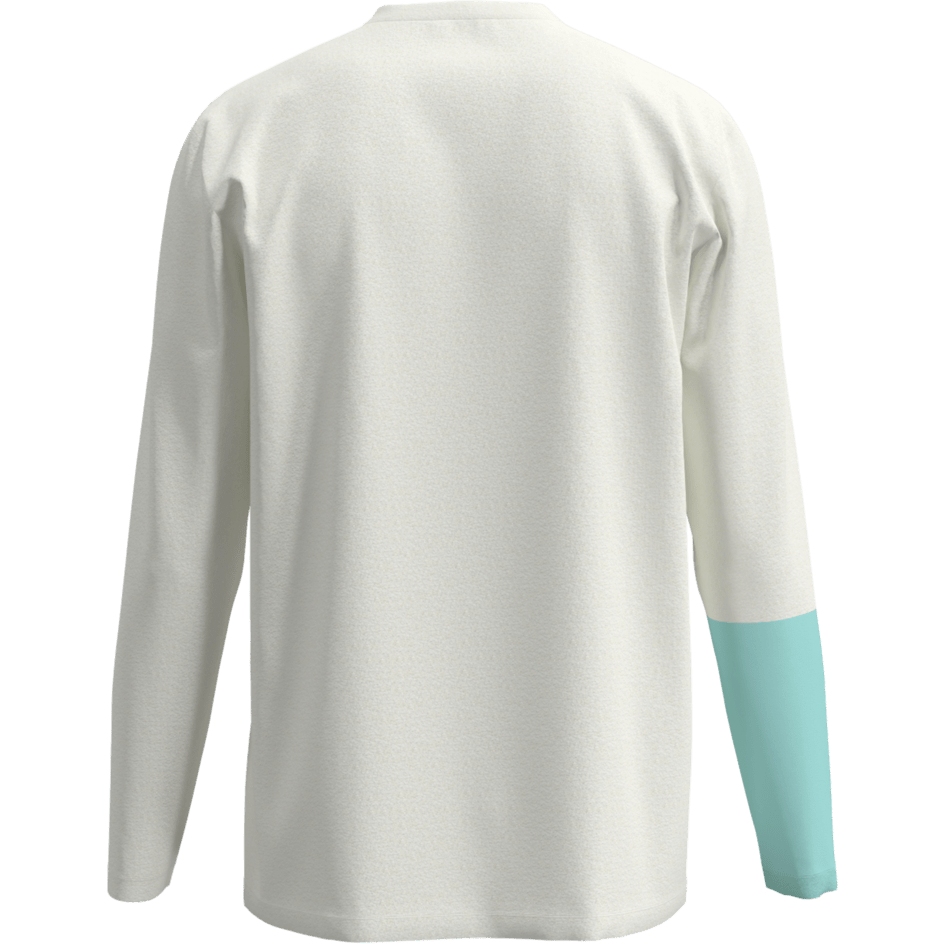 POC Long Sleeve Tee Shirt Men - 8896 Hydrogen White/Lazurite Blue
