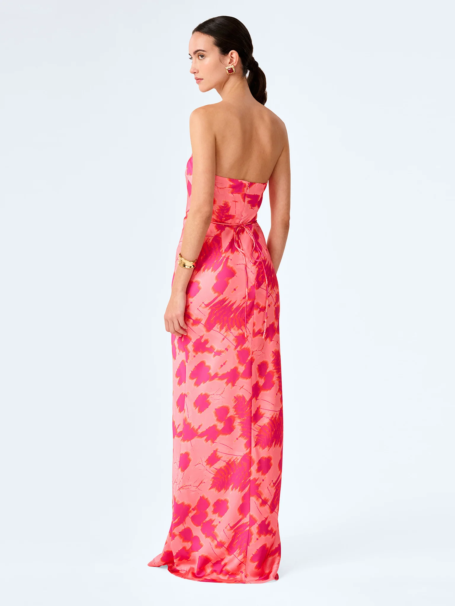Amdra Dress in Sunset Blur Print
