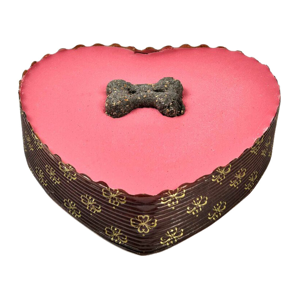 Barking Bakery Pink Heart Pawty Cake - 1 piece