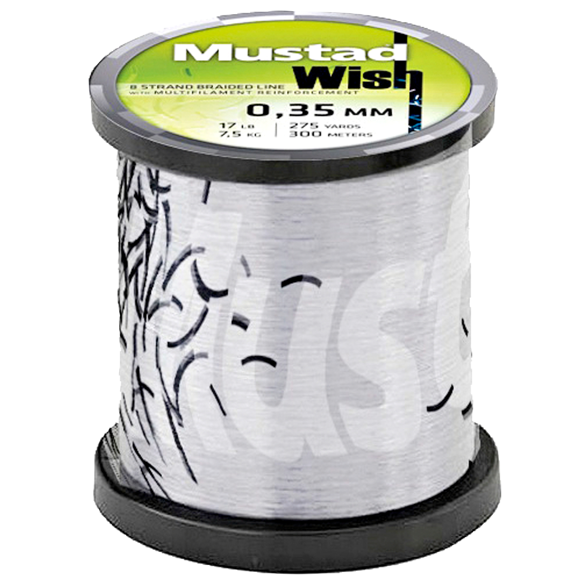 Mustad Fishing Line Wish Braid (dark green)
