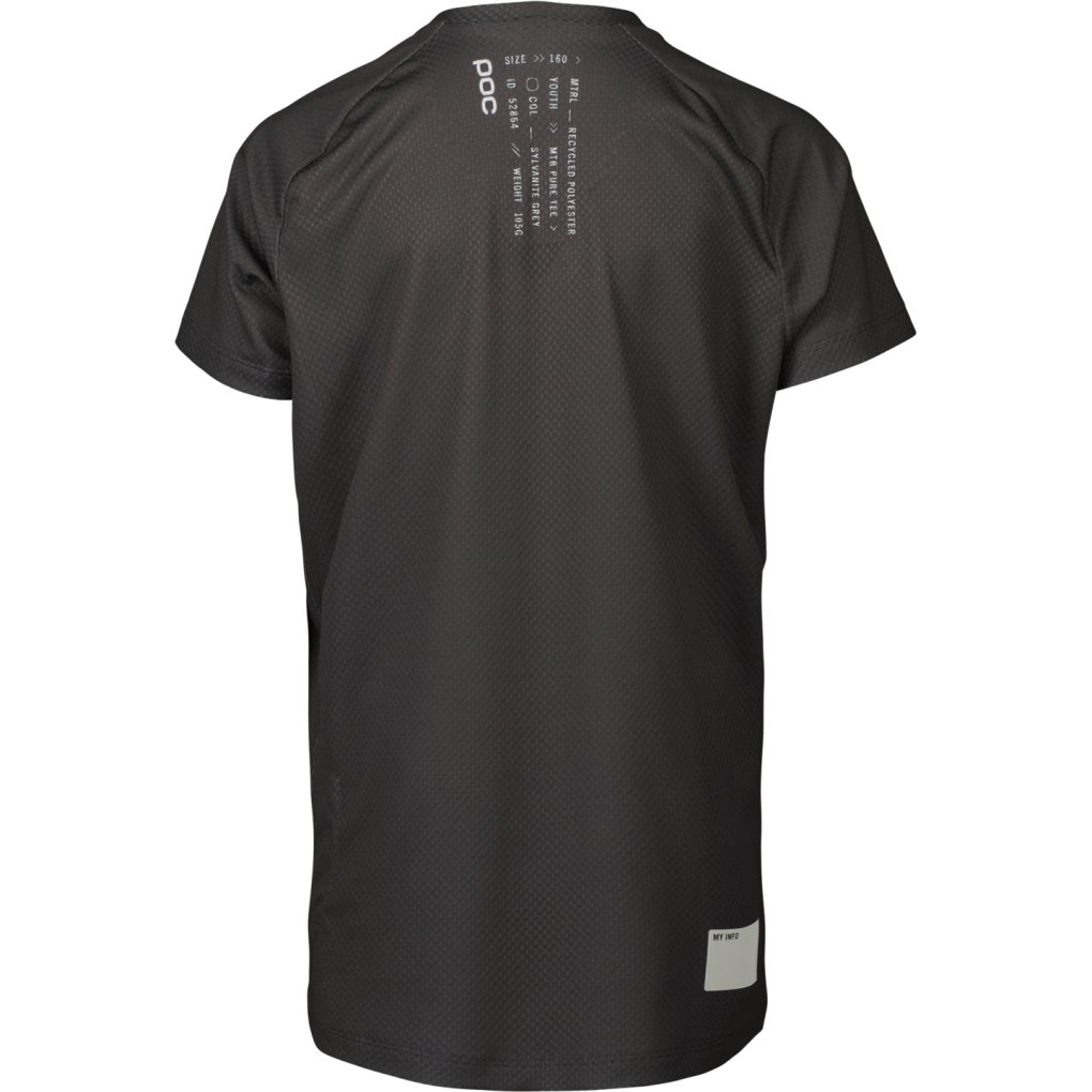 POC Essential MTB Tee Youth - 1043 Sylvanite Grey