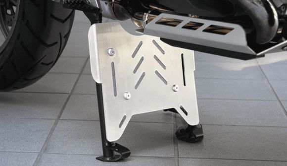 Hepco & Becker engine guard on original central stand - Aluminum/anodised aluminum?Ref: HBE02545A / 420665-02