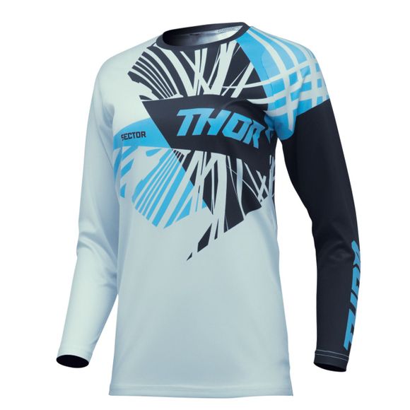 Thor SECTOR SPLIT WOMEN 2024 cross jersey - BlackRef: TO2961