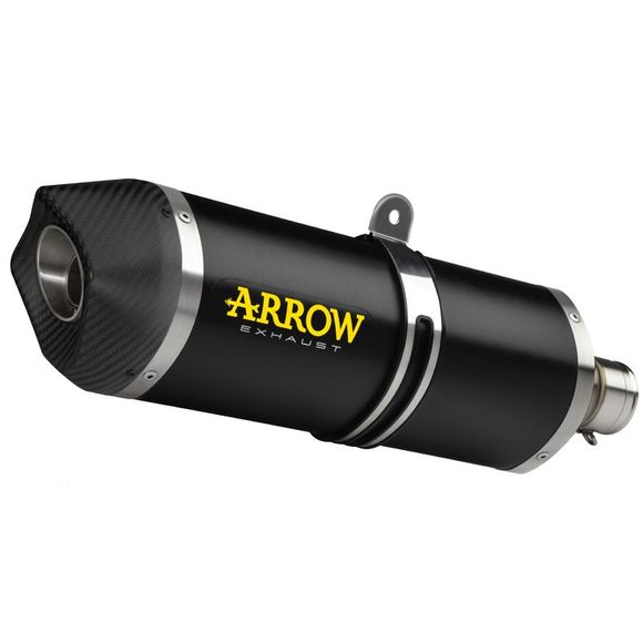 Arrow Alu dark Race-tech silencer with carbon tip - BlackRef : AW0218 / 71723AKN