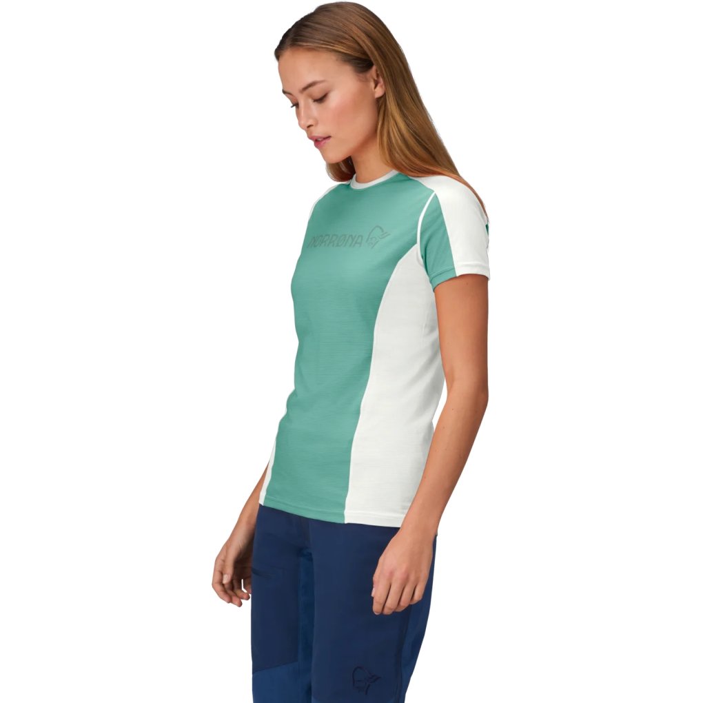 Norrona falketind equaliser merino T-Shirt Women - Malachite Green
