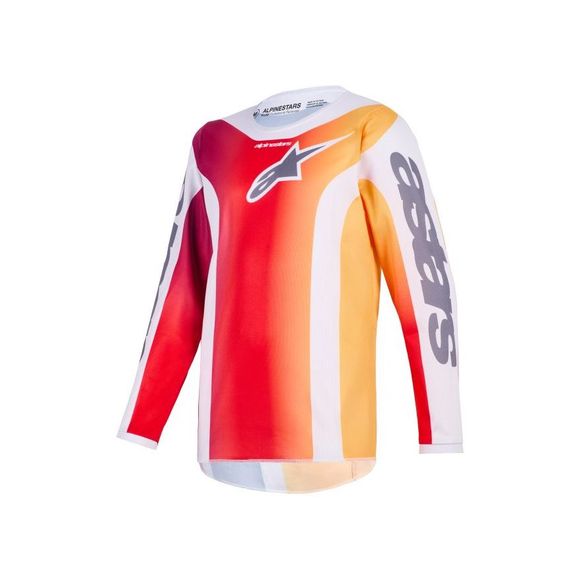 Maillot cross Alpinestars FLUID - PORTL - ENFANT 2025 - Noir / RougeRef : AP4049