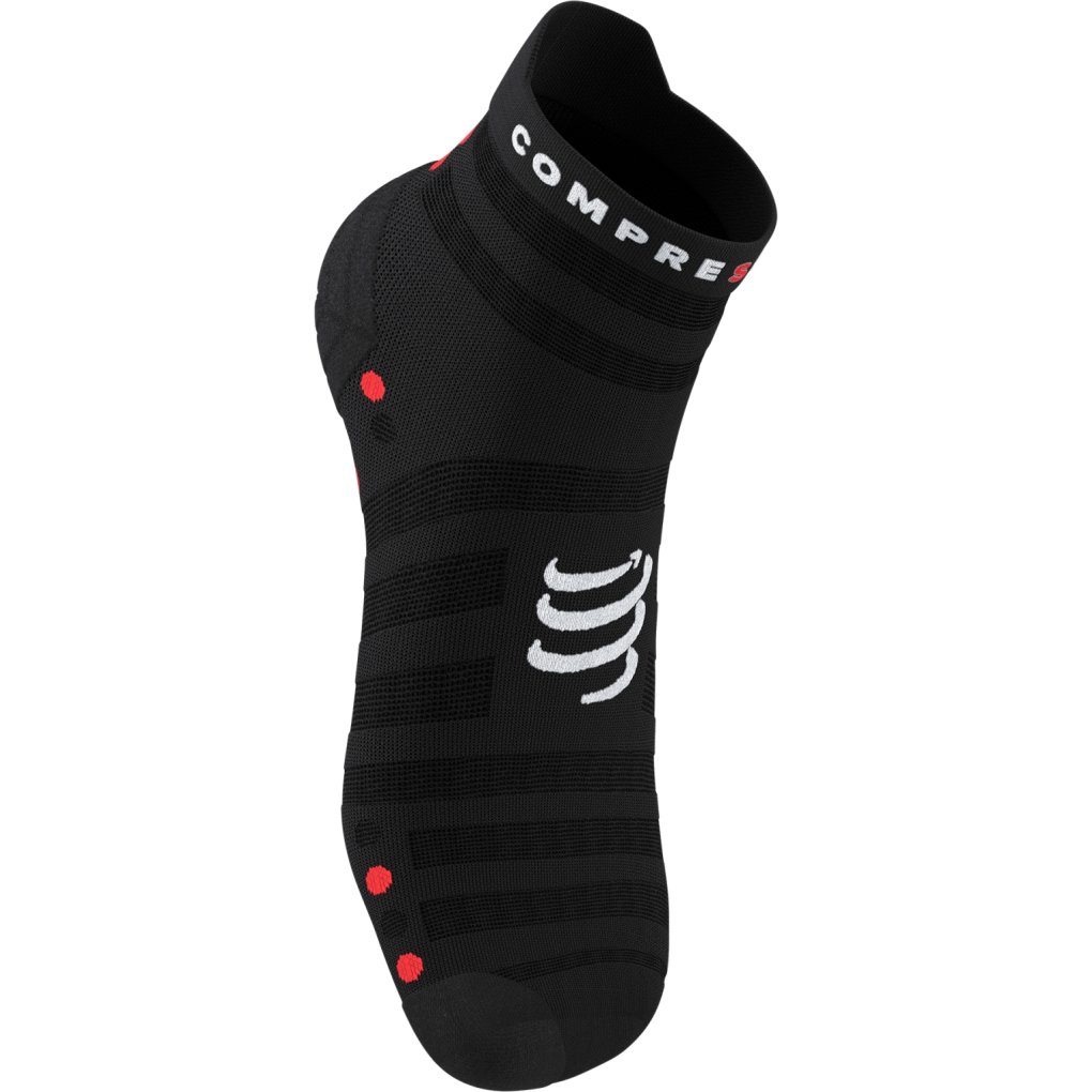 Compressport Pro Racing Compression Socks v4.0 Ultralight Run Low - black/red