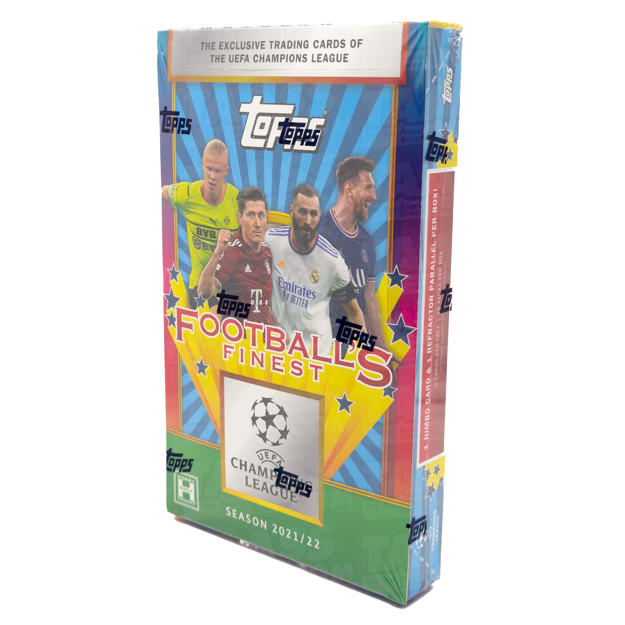 2021/22 Topps UEFA Champions League Finest Flashbacks Soccer Hobby Box