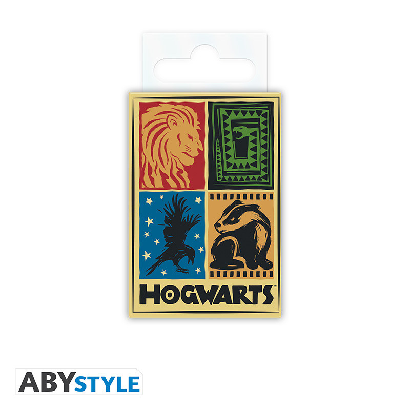 HARRY POTTER Standard Magnet Hogwarts 4 Houses