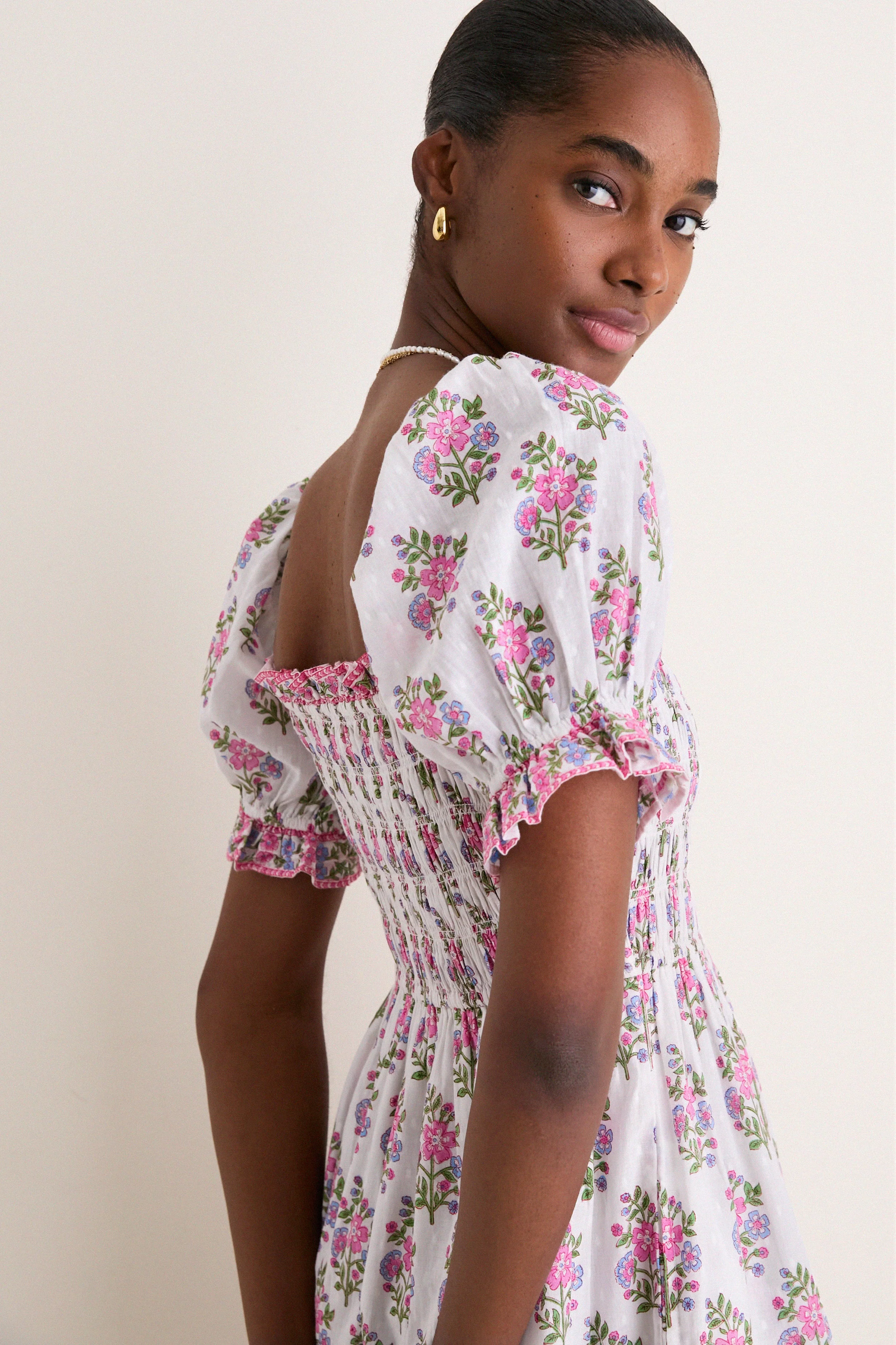 Schiffly Folk Posey Palermo Dress