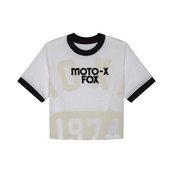 T -shirt short sleeves Fox Circa 74 Ringer - Woman - WhiteRef: FX5393