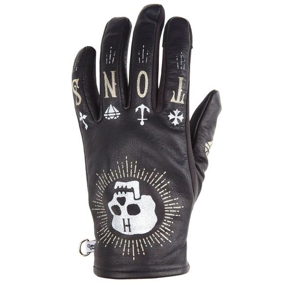 Helstons Grafic Skull Air Women'S Gloves - BlackRef: HS0884