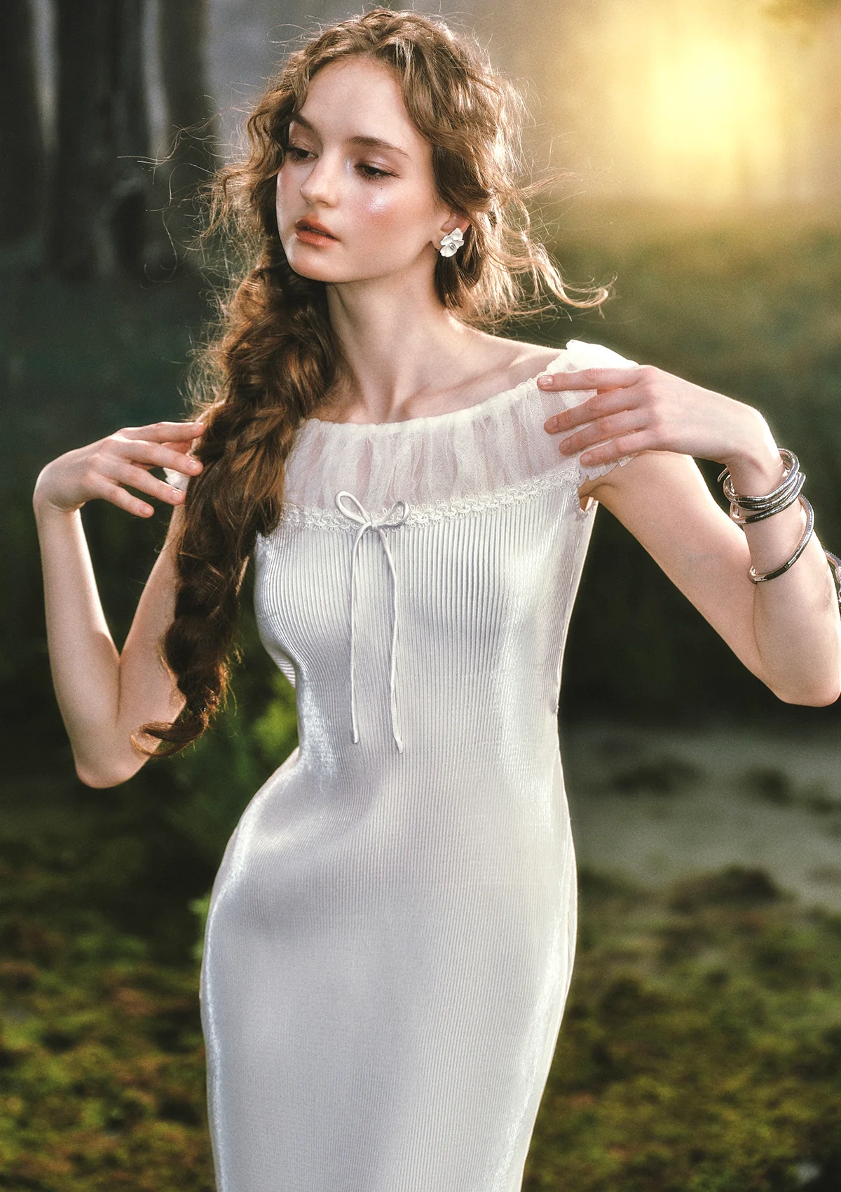 Little White Serpent Dress