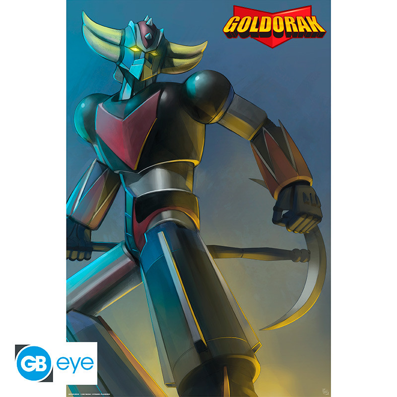 GRENDIZER Poster Grendizer & Axes (91,5 x 61 cm)