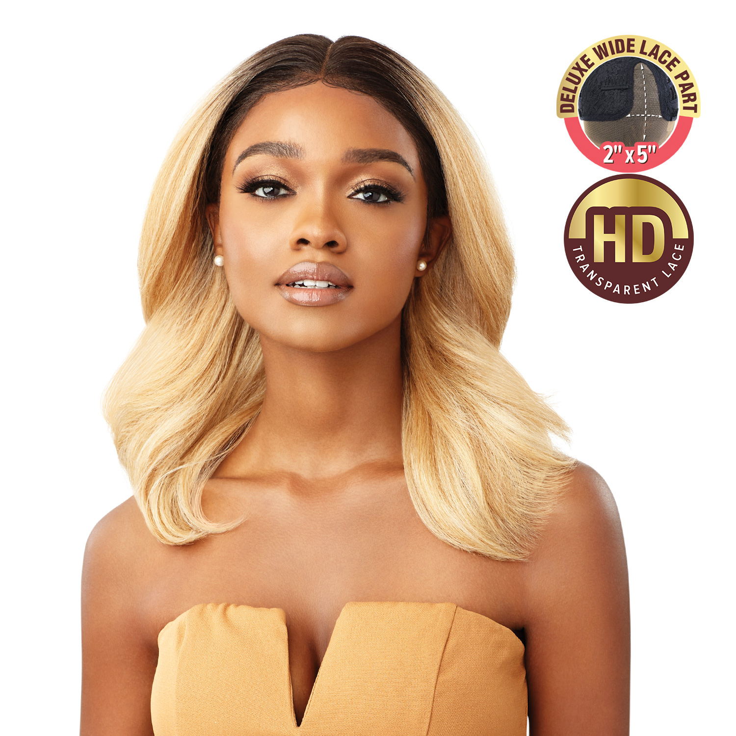 Outre Melted Hairline HD Lace Front Wig Deluxe Wide Lace Part Toriana
