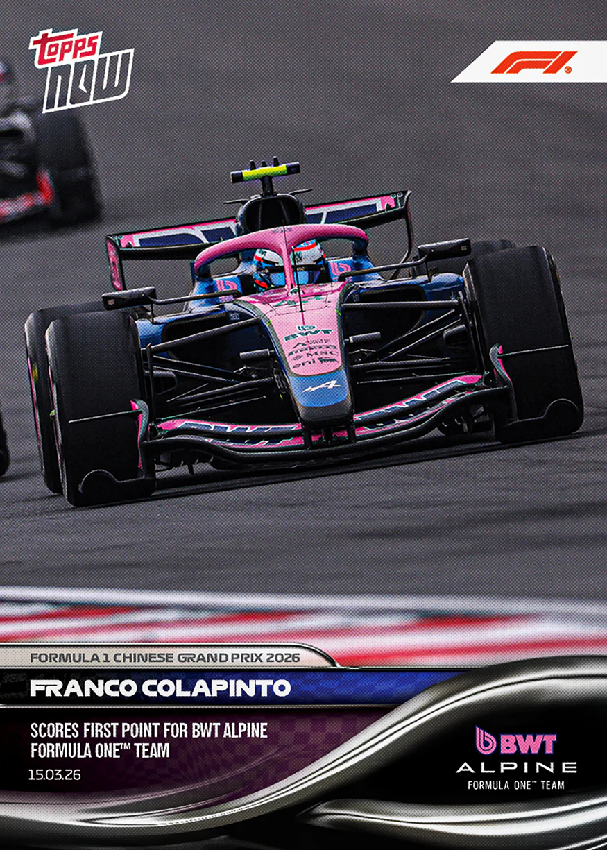 Franco Colapinto - 2026 Formula 1® Topps NOW® - Card 19