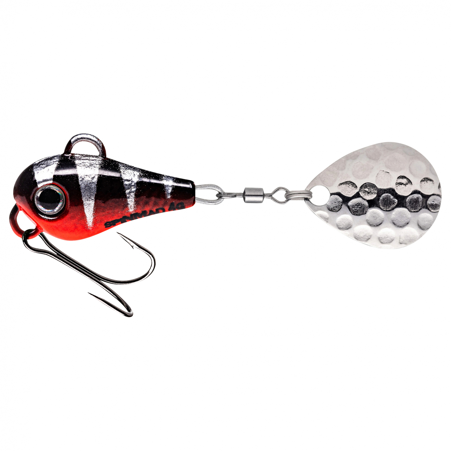 SpinMad Lead Head Spinners Originals (Black Perch, 4 g)