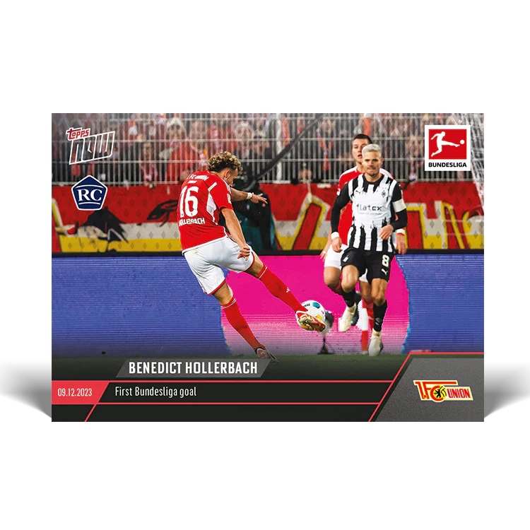 Topps UK - Benedict Hollerbach - First Bundesliga goal - Bundesliga TOPPS NOW® Card #80